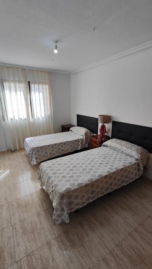 Encantador Apartamento De 3 Habitaciones, Terraza Y Azotea En El Centro De San Javier Kültér fotó